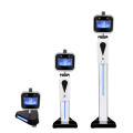 Face Recognition Terminal Stand IR Camera Access Control Temperature Sensor Screening Kiosk Body Thermometer